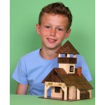 Cabana Turistica 135 piese  Popas Turistic Refugiu Montan Set Constructie din lemn